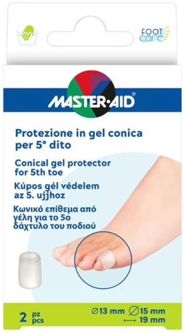 PROTEZIONE CONICA MASTER-AID FOOTCARE 5 DITO 2 PEZZI C3 - Antica Farmacia Ferrari