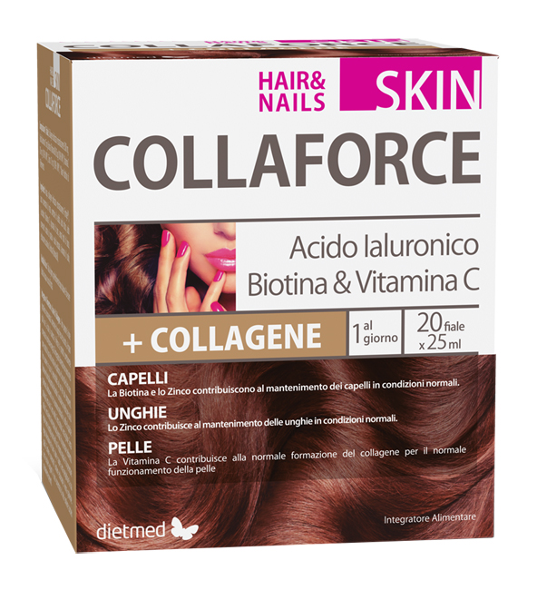 COLLAFORCE SKIN HAIR & NAILS 20 FIALE DA 25 ML - Oltrefarma