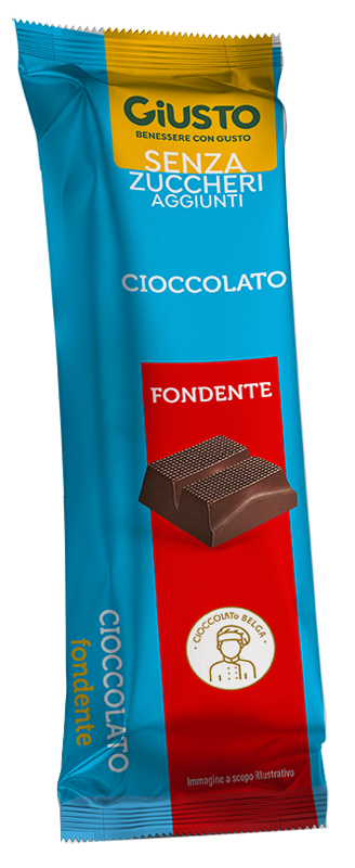 GIUSTO SENZA ZUCCHERO BARRETTA CIOCCOLATO FONDENTE 42 G - Oltrefarma