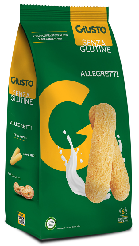 GIUSTO SENZA GLUTINE ALLEGRETTI 180 G - Oltrefarma