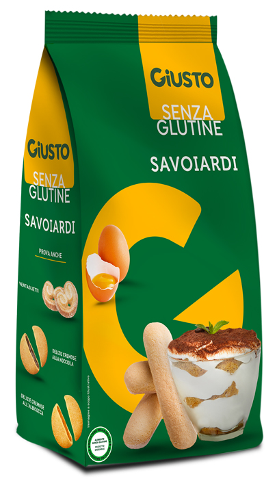 GIUSTO SENZA GLUTINE SAVOIARDI 150 G - Oltrefarma