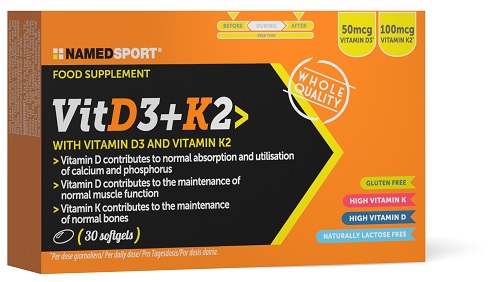 VITD3+K2 30 SOFTGELS - Oltrefarma