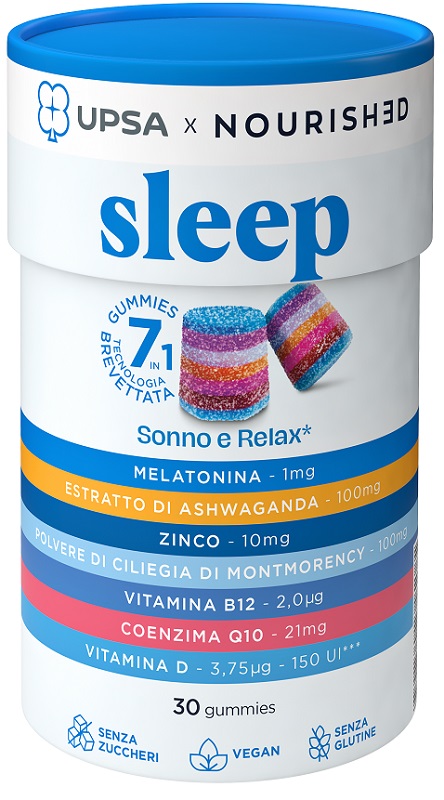 UPSA X NOURISHED SLEEP 30 GUMMIES - Oltrefarma
