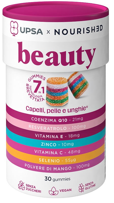 UPSA X NOURISHED BEAUTY 30 GUMMIES - Oltrefarma