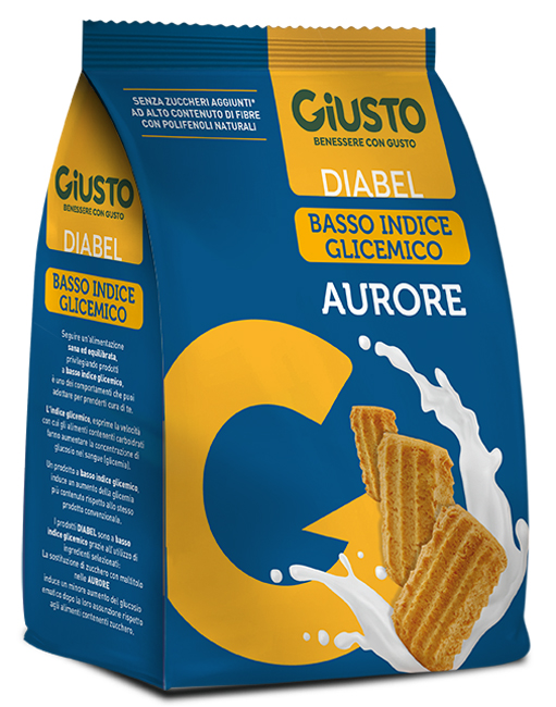GIUSTO DIABEL BISCOTTO AURORE 150 G - Oltrefarma