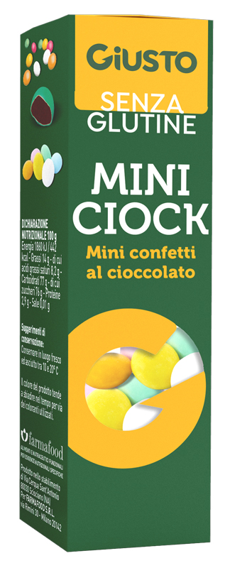 GIUSTO SENZA GLUTINE MINI CIOCK 40 G - Oltrefarma