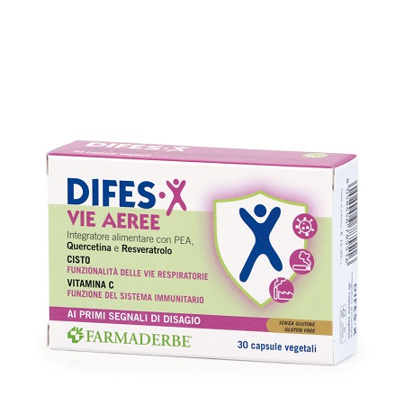 DIFES X VIE AEREE 30 CAPSULE - Oltrefarma