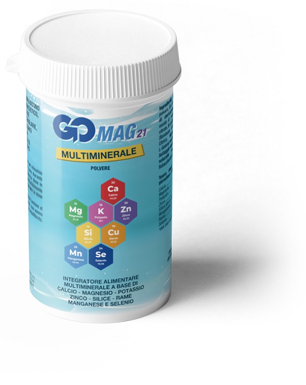 GOMAG21 150 G MULTIMINERALE SENZA GLUTINE SENZA LATTOSIO CON EDULCORANTI - Oltrefarma