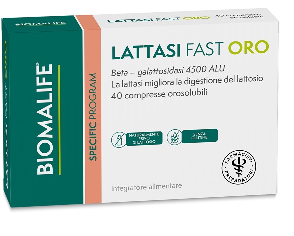LATTASI FAST ORO 40 COMPRESSE - Antica Farmacia Ferrari