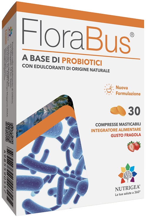 FLORABUS 30 COMPRESSE MASTICABILI - Antica Farmacia Ferrari