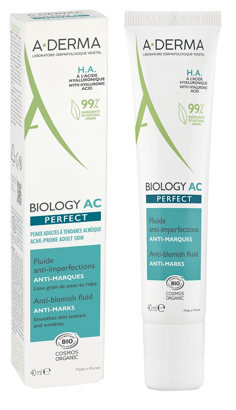 ADERMA BIOLOGY AC PERFECT FLUIDO ANTI IMPERFEZIONI 40 ML - Antica Farmacia Ferrari