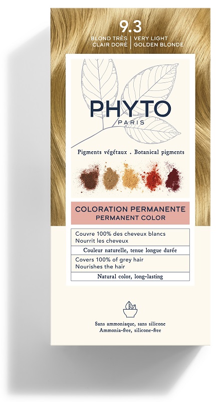 COLOR KIT 9,3 BIONDO CHIARISSIMO DORATO LATTE RIVELATORE 50 ML + CREMA COLORANTE 50 ML + MASCHERA PROTETTIVA COLORE 12 ML + GUANTI - Antica Farmacia Ferrari