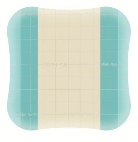 MEDICAZIONE SPECIALE ATTIVA CON IDROCOLLOIDE CON BORDI SMUSSATI COMFEEL PLUS 18X18 CM 10 PEZZI - Oltrefarma
