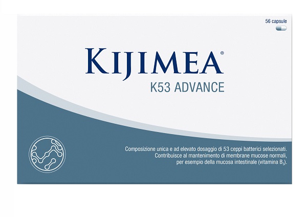 KIJIMEA K53 ADVANCE 56 CAPSULE SENZA EDULCORANTI SENZA GLUTINE SENZA LATTOSIO - Oltrefarma