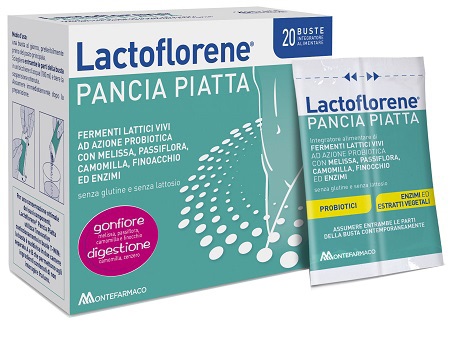 LACTOFLORENE PANCIA PIATTA 20 BUSTINE - Antica Farmacia Ferrari