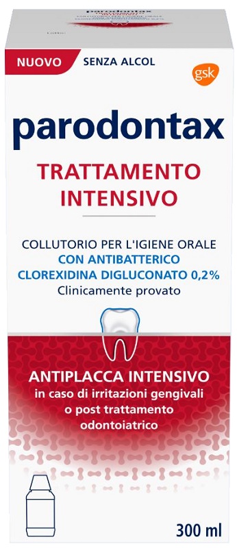 PARODONTAX TRATTAMENTO INTENSIVO CLOREXIDINA 0,2% - Antica Farmacia Ferrari