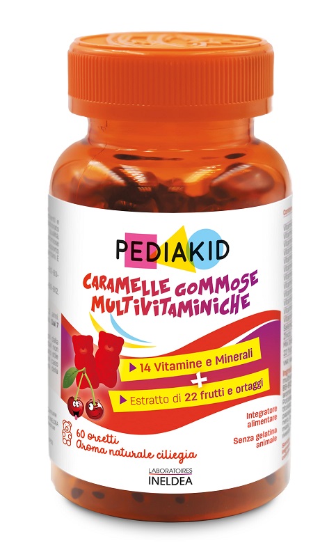 PEDIAKID MULTIVITAMINICO 60 ORSETTI GOMMOSI - Oltrefarma