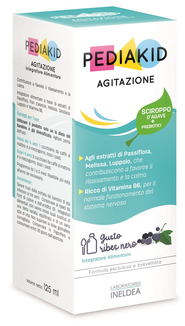 PEDIAKID AGITAZIONE SCIROPPO 125 ML - Antica Farmacia Ferrari