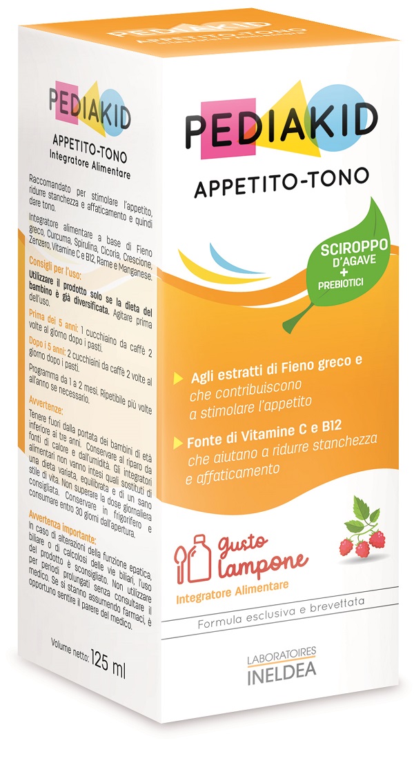 PEDIAKID APPETITO E TONO SCIROPPO 125 ML - Antica Farmacia Ferrari