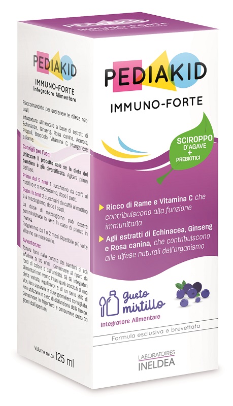 PEDIAKID IMMUNO FORTE SCIROPPO 125 ML - Oltrefarma