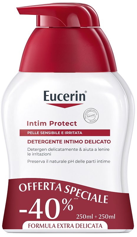 EUCERIN BIPACCO PH5 DETERGENTE INTIMO 250 ML + 250 ML - Antica Farmacia Ferrari