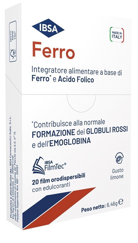 FERRO IBSA 20 FILM ORODISPERSIBILI - Oltrefarma