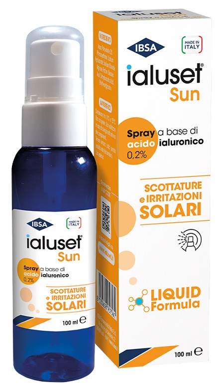 IALUSET SUN SCOTTATURE E IRRITAZIONI SOLARI SPRAY 100 ML - Antica Farmacia Ferrari