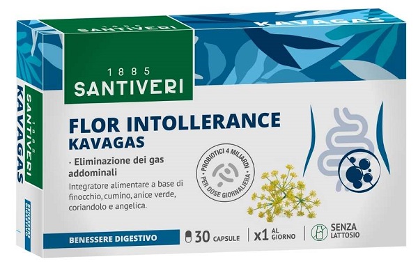 FLOR INTOLLERANCE KAVAGAS 30 CAPSULE - Antica Farmacia Ferrari