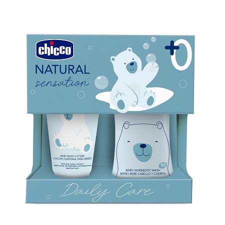 CHICCO NATURAL SENSATION SET BAGNOSHAMPOO+CREMA CORPO - Antica Farmacia Ferrari
