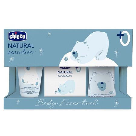 CHICCO NATURAL SENSATION SET BAGNOSHAMPOO+CREMA CORPO+PROFUMO - Oltrefarma
