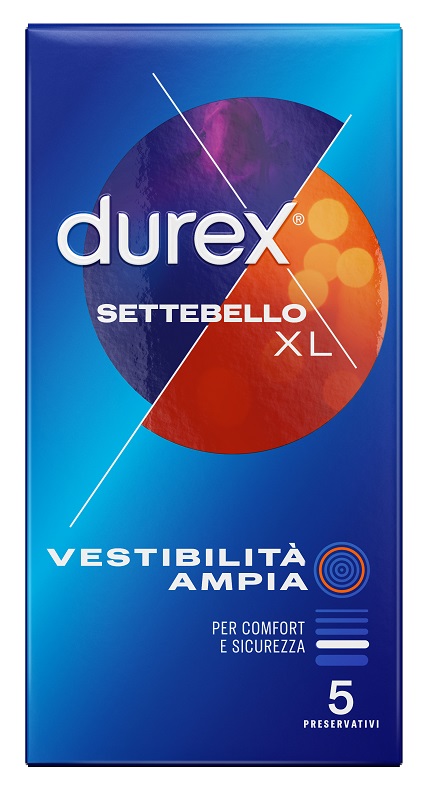 PROFILATTICO DUREX SETTEBELLO XL 5 PEZZI - Antica Farmacia Ferrari