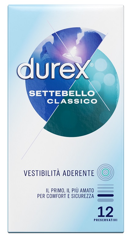 PROFILATTICO DUREX SETTEBELLO CLASSICO 12 PEZZI - Antica Farmacia Ferrari