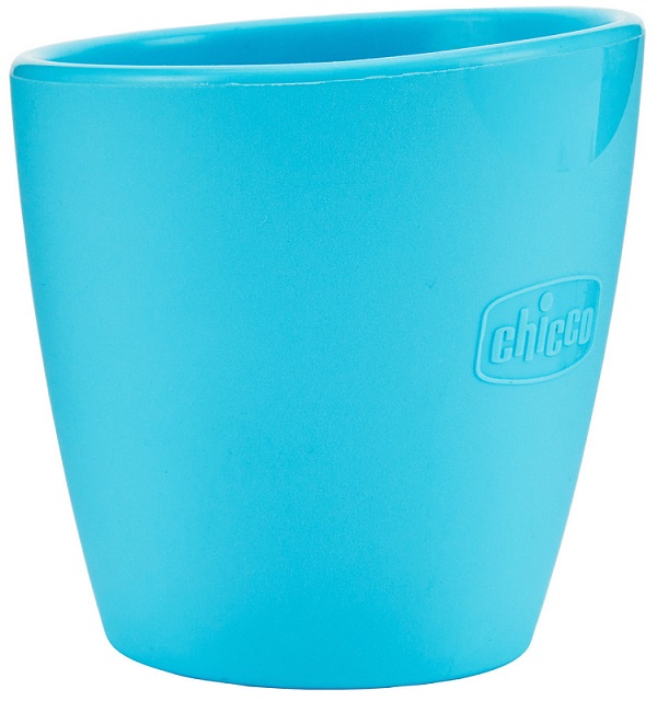 CHICCO BIBERON SILICONE AZZURRO 6 MESI+ - Antica Farmacia Ferrari