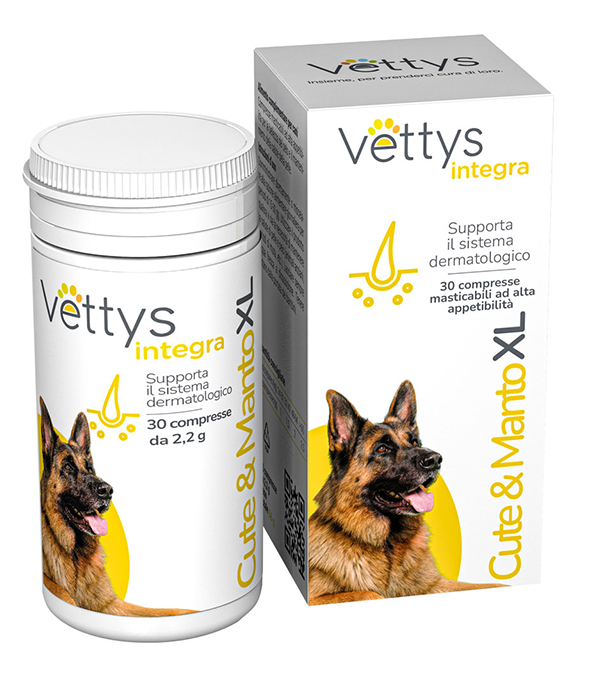 VETTYS INTEGRA CUTE & MANTO XL CANE 30 COMPRESSE - Oltrefarma