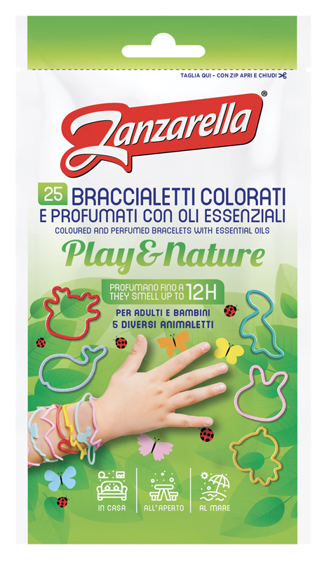 ZANZARELLA BRACCIALETTI PALY&NATURE 25 PEZZI - Antica Farmacia Ferrari