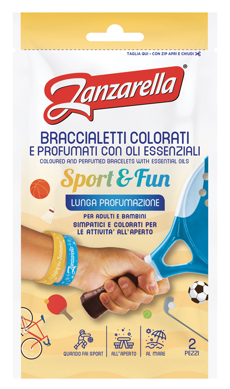 ZANZARELLA BRACCIALETTI SPORT&FUN 2 PEZZI - Oltrefarma