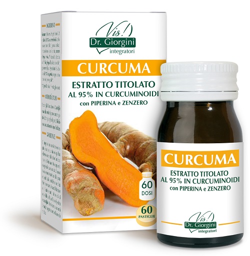 CURCUMA ESTRATTO TITOLATO 95% CURCUMINOIDI 60 PASTIGLIE - Antica Farmacia Ferrari