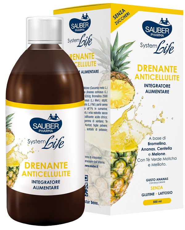 SAUBER DRENANTE ANTICELLULITE 500 ML - Oltrefarma