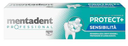 MENTADENT PROFESSIONAL DENTIFRICIO PROTECT + SENSIBILITA' 75 ML - Antica Farmacia Ferrari