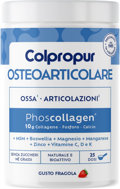 COLPROPUR POSH COLLAGENE OSTEOARTICOLARE FRAGOLA COLPROPUR 340 G - Antica Farmacia Ferrari