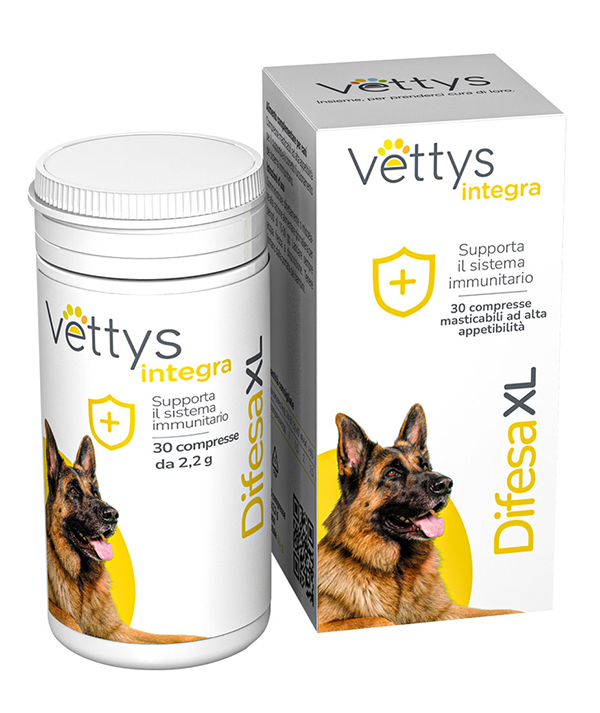 VETTYS INTEGRA DIFESA XL 30 COMPRESSE MASTICABILI - Oltrefarma
