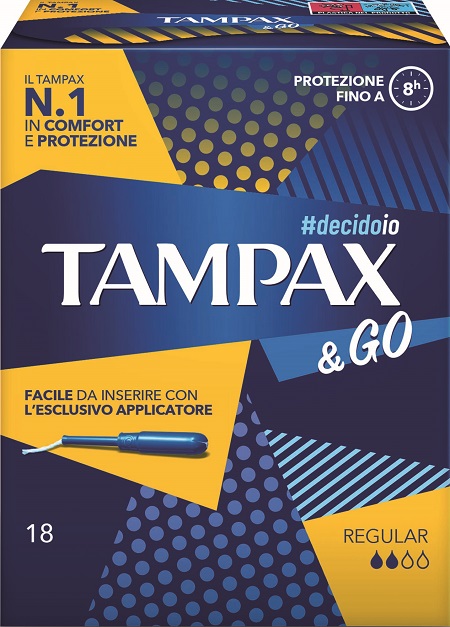 TAMPAX &GO REGULAR 18 PEZZI - Oltrefarma