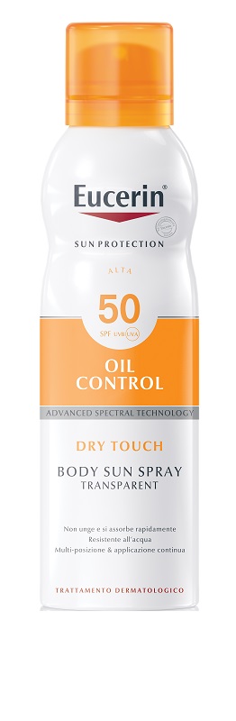 EUCERIN SUN SPRAY TOCCO SECCO SPF50 200 ML - Antica Farmacia Ferrari