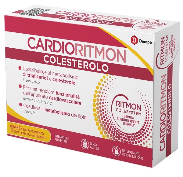 CARDIORITMON COLESTEROLO 30 CAPSULE - Antica Farmacia Ferrari