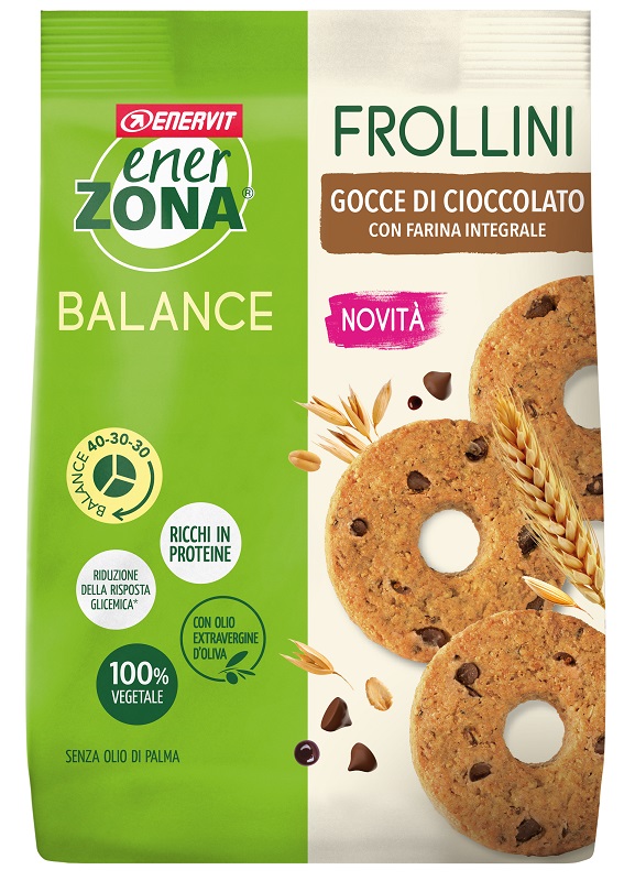ENERZONA FROLLINI INTEGRALE GOCCE CIOCCOLATO 250 G - Antica Farmacia Ferrari