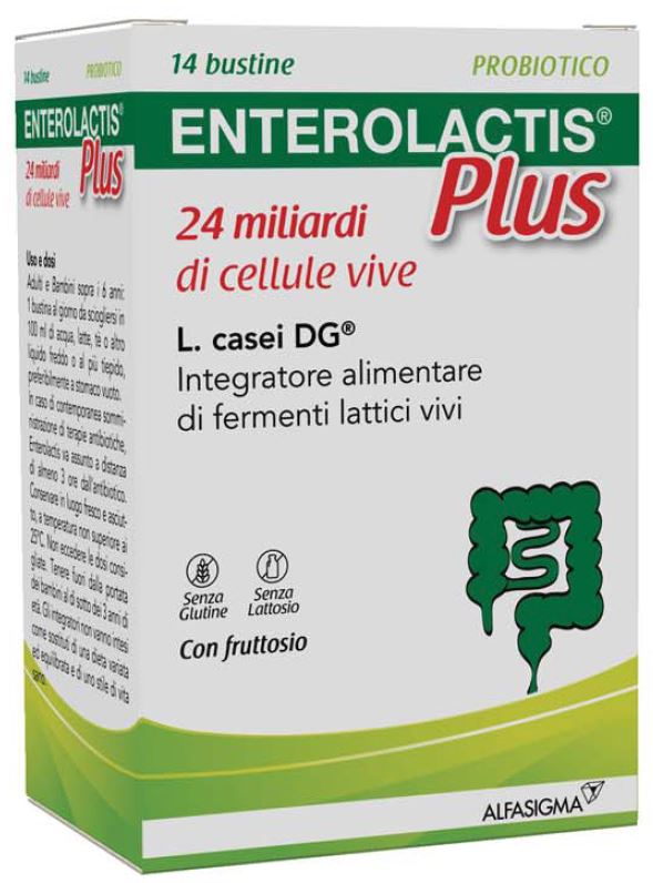 ENTEROLACTIS PLUS 14 BUSTINE - Oltrefarma