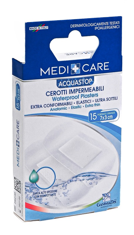 CEROTTO MEDICARE ANTIACQUA GRANDI 15 PEZZI - Oltrefarma
