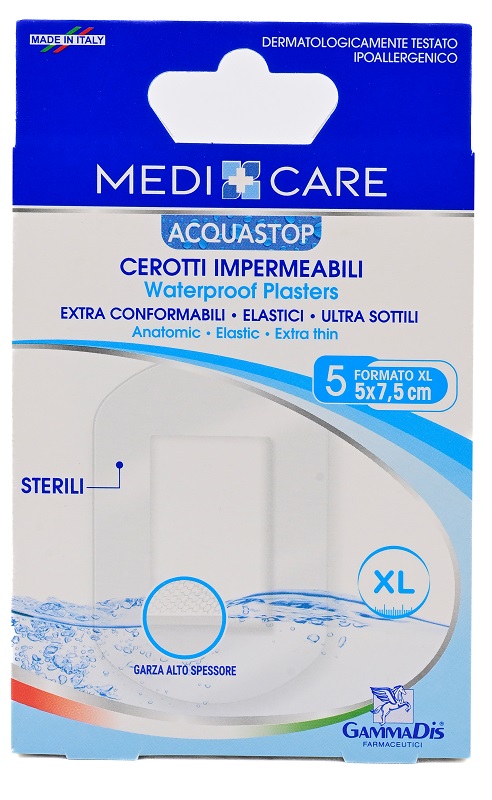 CEROTTO MEDICARE PU STERILI 7,5X5 5 PEZZI - Oltrefarma