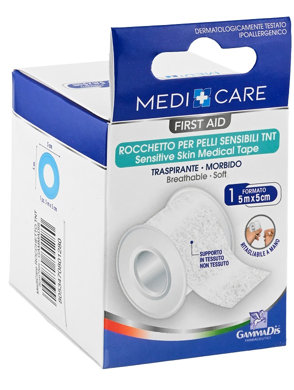 CEROTTO IN ROCCHETTO MEDICARE  TNT BIANCO 500X5 CM - Antica Farmacia Ferrari