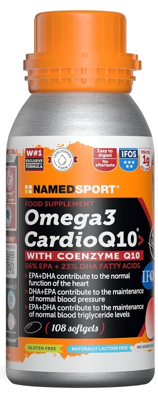 OMEGA3 CARDIOQ10 108 SOFTGELS - Oltrefarma